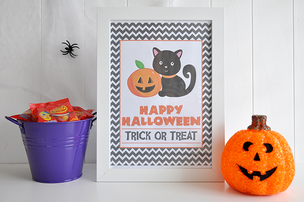 {The Organised Housewife} Happy Halloween Sign - Design 1