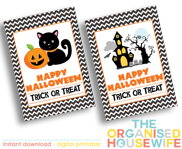 {The Organised Housewife} Happy Halloween Signs