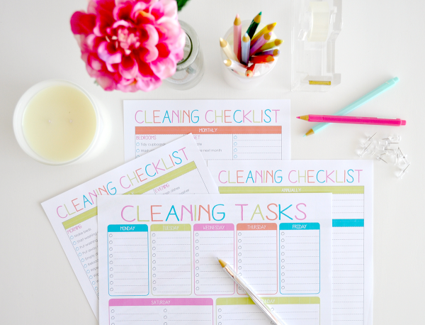 {The Organised Housewife} Cleaning Checklist - Design 2 - 5