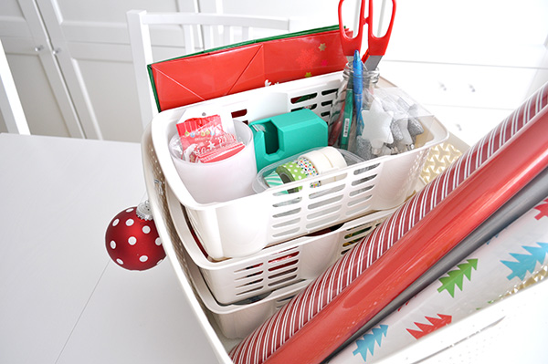 {The Organised Housewife} Gift Wrapping Basket 4