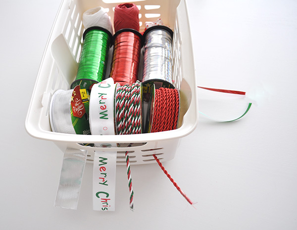 {The Organised Housewife} Gift Wrapping Basket 8