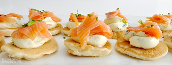 {The Organised Housewife} Mini Smoked Salmon Pikelets 3