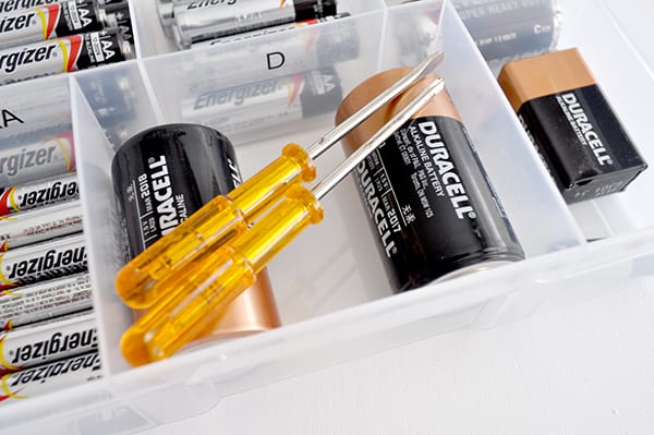 {The Organised Housewife} Battery Storage 2