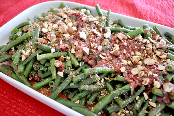 {The Organised Housewife} Christmas Bean Salad with Cherry Vinegarette Recipe