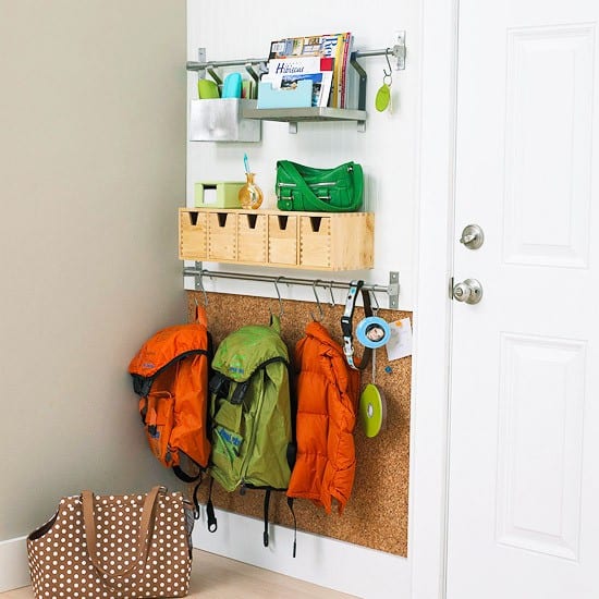 25 school bag storage ideas – The Organised Housewife