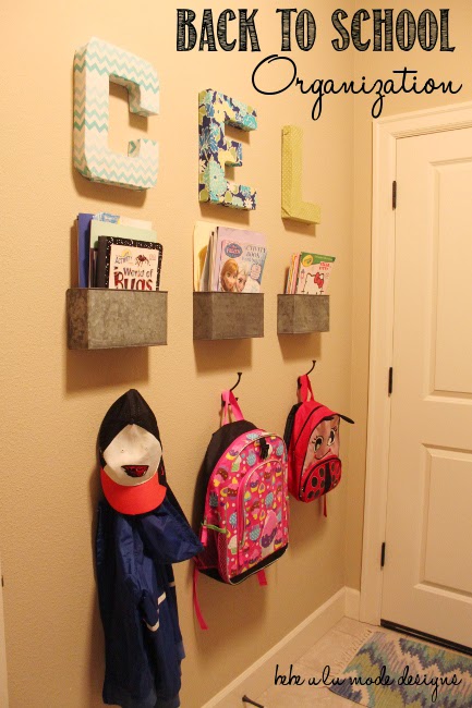 40 Plus School Bag Storage Ideas - The Organised Housewife