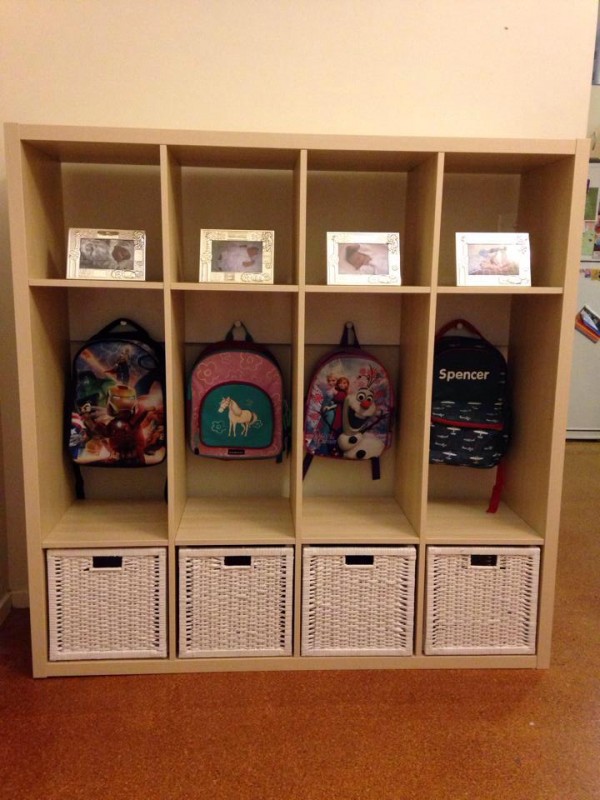 School bag storage deals units