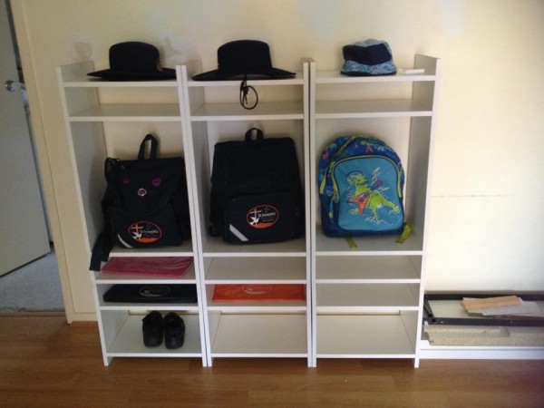 Ikea school 2025 bag storage