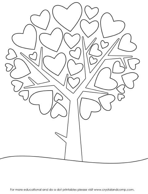 Valentines Day Food and Craft ideas 18 - colouring page