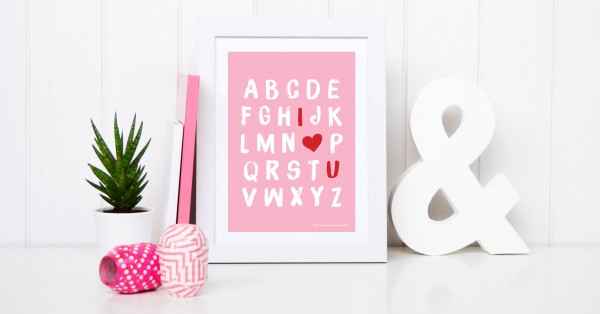 Love-you-Alphabet-Print---Pink-in-frame