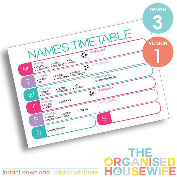 Personalised-School-Weekly-Timetable---Design-3---Version-1