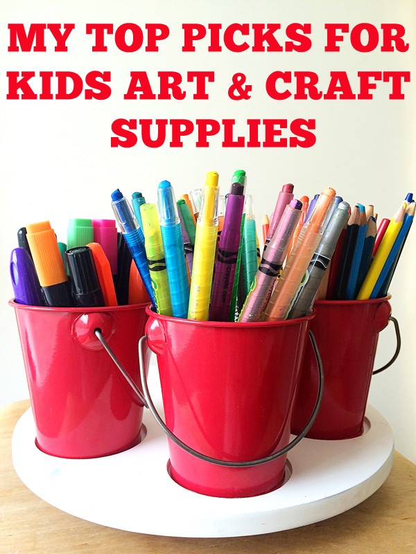 How To Store Kids Art Supplies