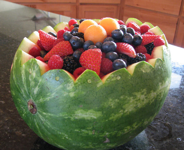 There are many different ways to cut a watermelon, I've put together a collection of some very creative ways.