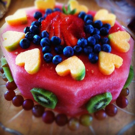 watermelong fruit cake 4