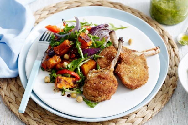 crumbed lamb cutlets