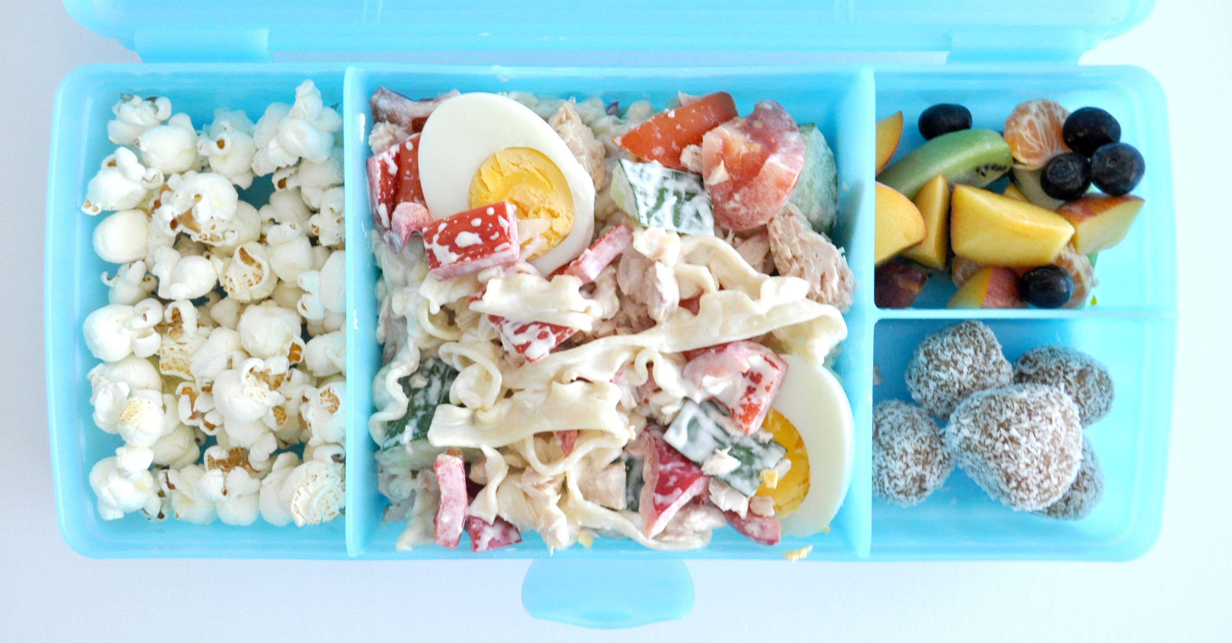 Kids Lunchbox idea - Pasta Salad and more