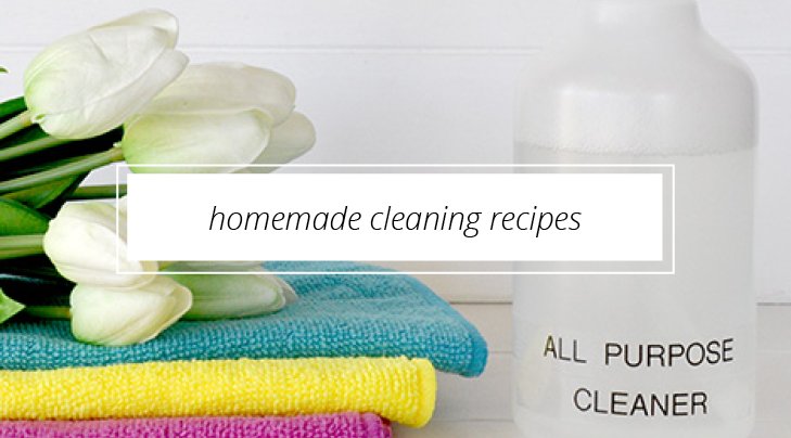 BUTTON - cleaning recipes