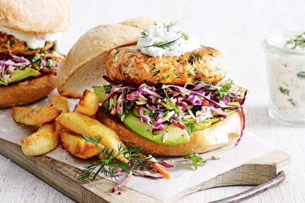 salmon burgers good friday