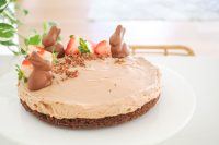A creamy no-bake Toblerone cheesecake recipe topped with seasonal treats or berries. Easy to make and perfect for any occasion.