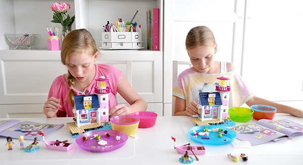 Lego table for online girls