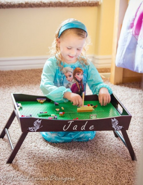 Lego play table idea - great for kids