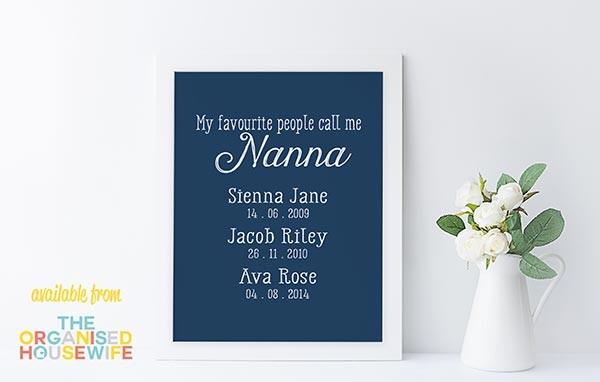 Grandmas Favourite People - Design set 3 - Colour 2