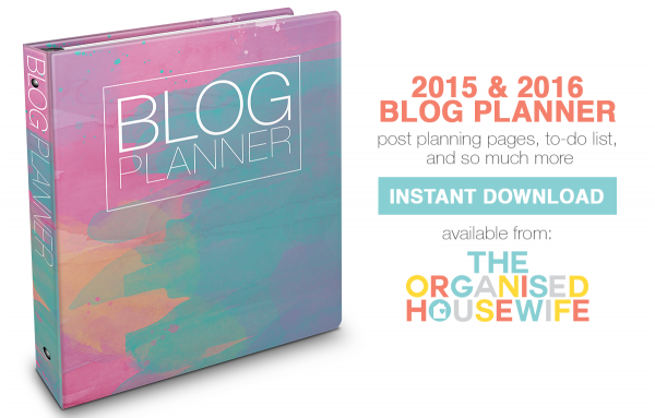 2015 & 2016 blog planner