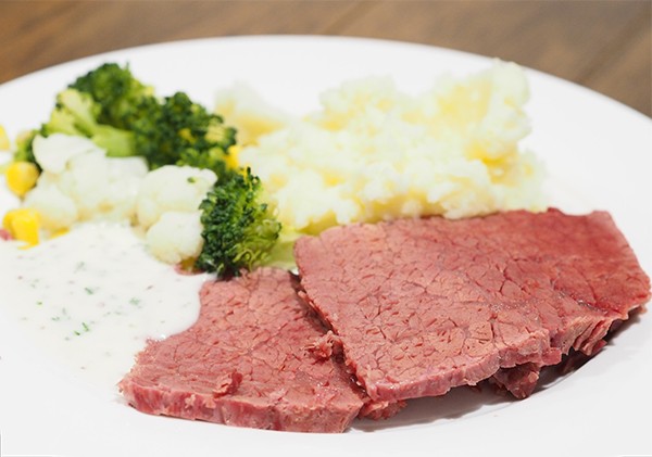 Slow Cooker Silverside - This slow cooked silverside with mustard parsley sauce is fuss free, so very tender and is really simple to put together