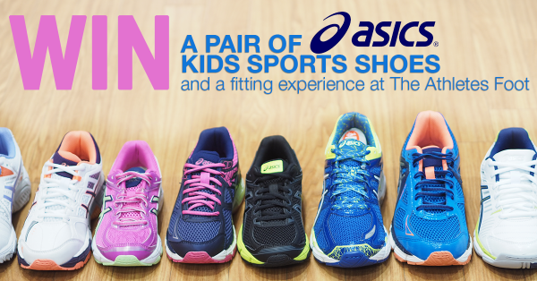 win asics kids sporting shoe