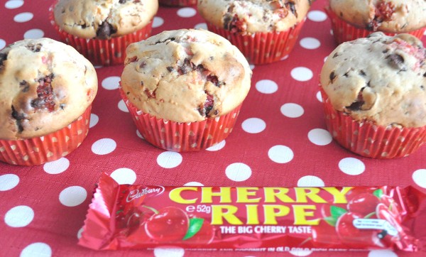 Cherry Ripe Muffins