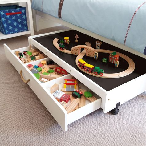 Toy train on sale storage ideas