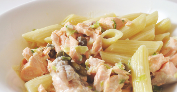 Thermomix Salmon Penne FB