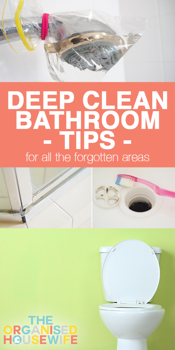 Deep Clean Bathroom Tips