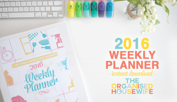 2016 Weekly Planner Printable