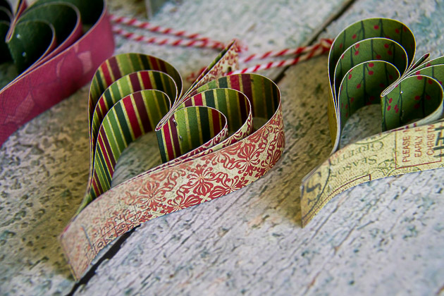 Paper Heart Christmas Decorations-5
