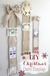 18+ Christmas Card Display Ideas - The Organised Housewife