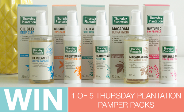 Win Thursday Plantation Pamper Pack HOME