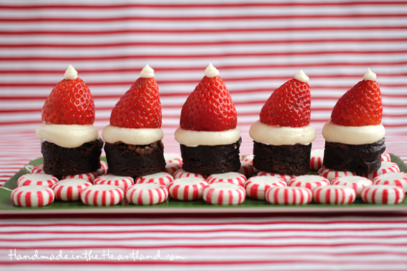 How to make Strawberry Santas - The Organised Housewife