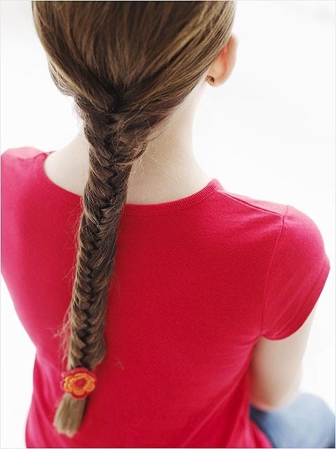 Girls Fishtail Braid 1