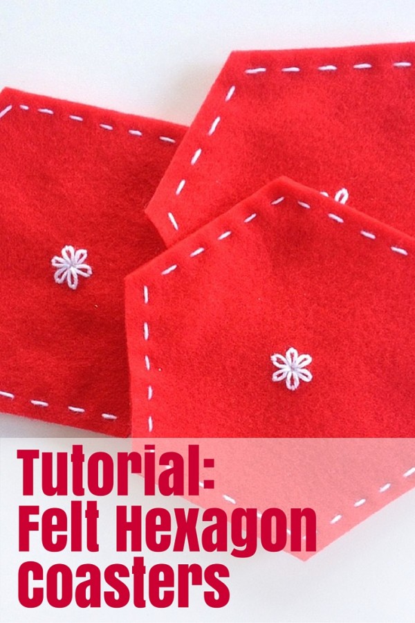 Tutorial- Felt Hexagon Coasters