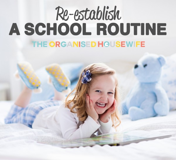 RE-ESTABLISH A SCHOOL ROUTINE - How I re-establish our school routine before the kids go back to school, most importantly is getting their school sleep routine back into place.