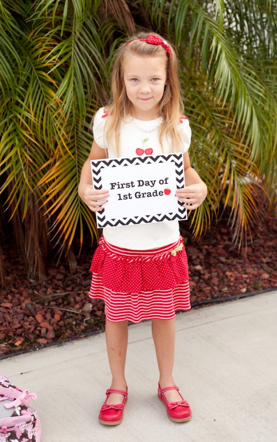 FREE First Day of School Printables 13