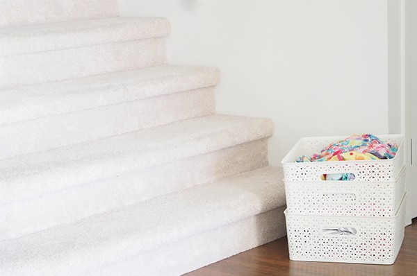 My new sorting clean laundry routine