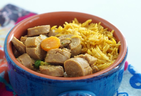 Thermomix-Coconut-and-Curried-Sausages