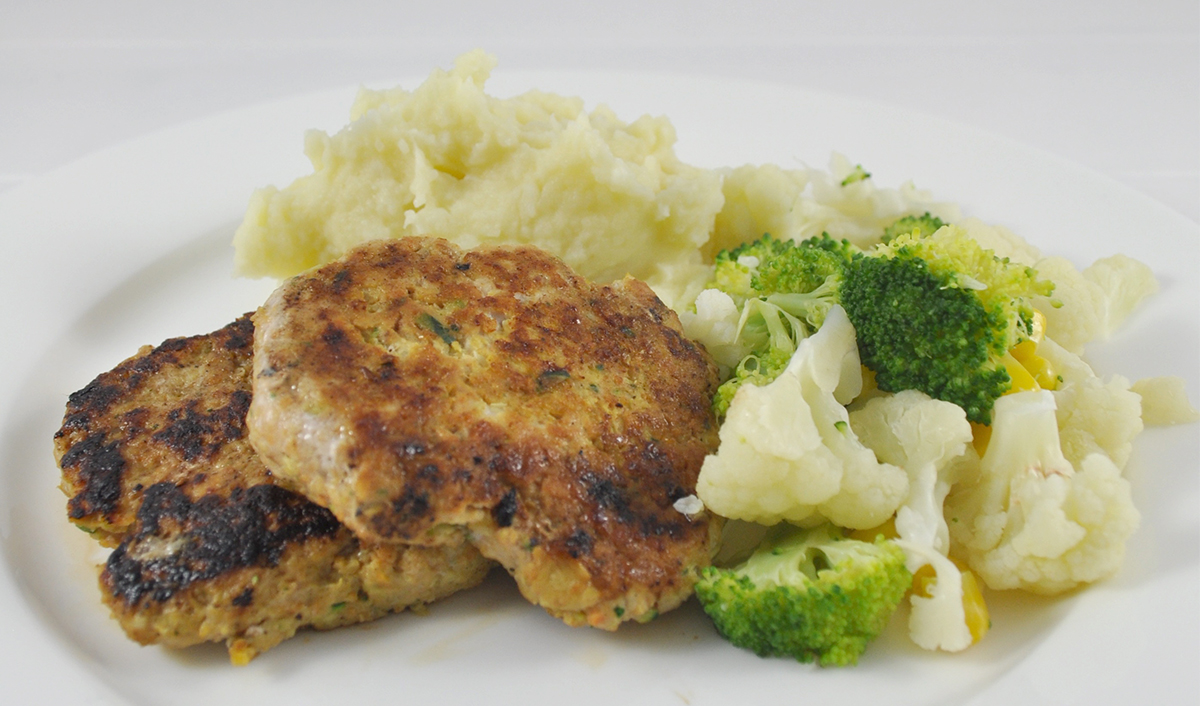 Chicken and Vegetable Rissole recipe for meal planning