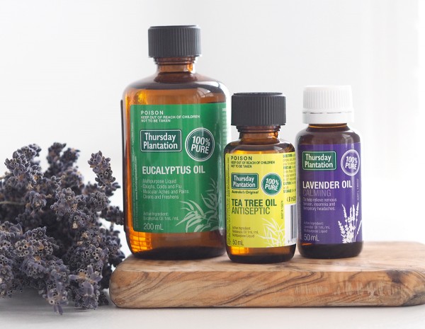 I've put together my little list of therapeutic uses for Eucalyptus, Tea Tree and Lavender Oil in the home. There are endless uses, the list could go on and on, especially when you add in household benefits as well.