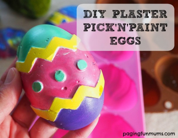 DIY Plaster Easter Egg Craft