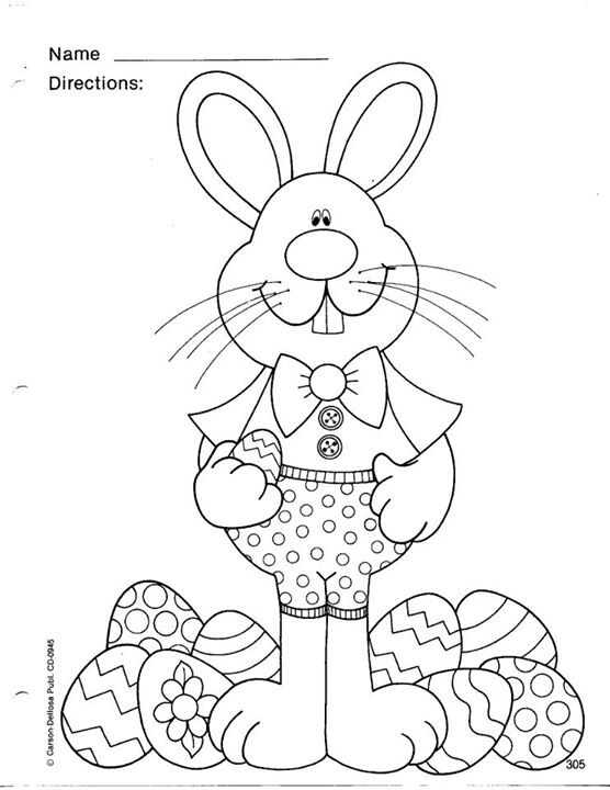 Printable Easter Colouring Pages - The Organised Housewife