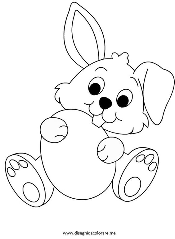 Easy Easter Coloring Pages Printable