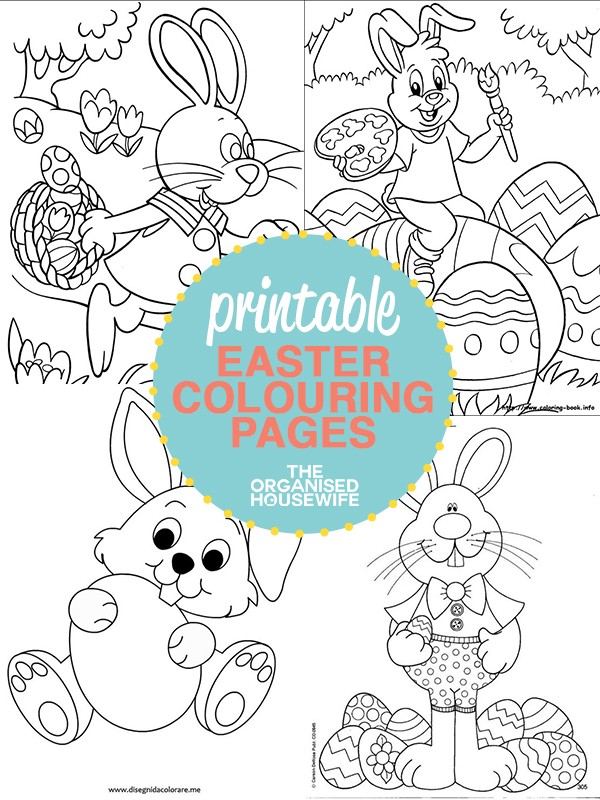 A selection of fun printable Easter colouring pages for all ages to print and enjoy. The kids will have fun colouring these in.